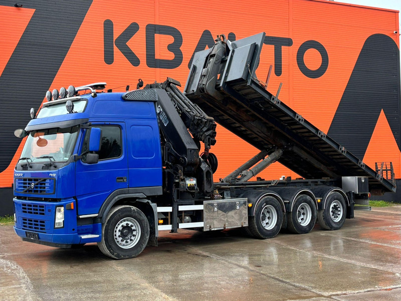 Volvo FM 12 460 8x4*4 HIAB 422 E-5 HIPRO+JIB / HOOK LIFT 20 ton / L=5600 mm / PLATFORM - شاحنة ذات الخطاف, شاحنة كرين: صور 2 Volvo FM 12 460 8x4*4 HIAB 422 E-5 HIPRO+JIB / HOOK LIFT 20 ton / L=5600 mm / PLATFORM - شاحنة ذات الخطاف, شاحنة كرين: صور 2