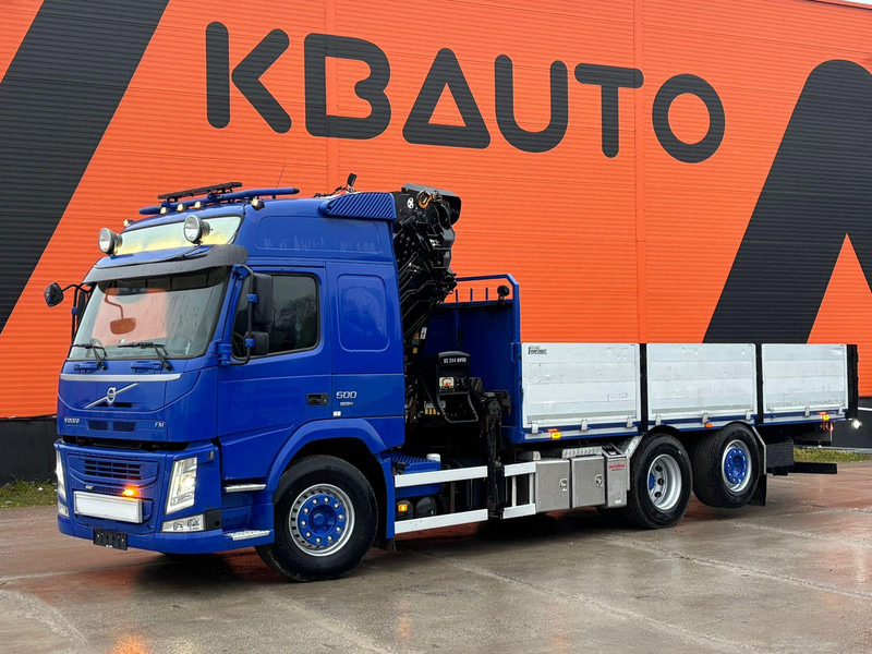 Volvo FM 500 6x2*4 HIAB 244E-6 / PLATFORM L=6310 mm - شاحنات مسطحة, شاحنة كرين: صور 2 Volvo FM 500 6x2*4 HIAB 244E-6 / PLATFORM L=6310 mm - شاحنات مسطحة, شاحنة كرين: صور 2