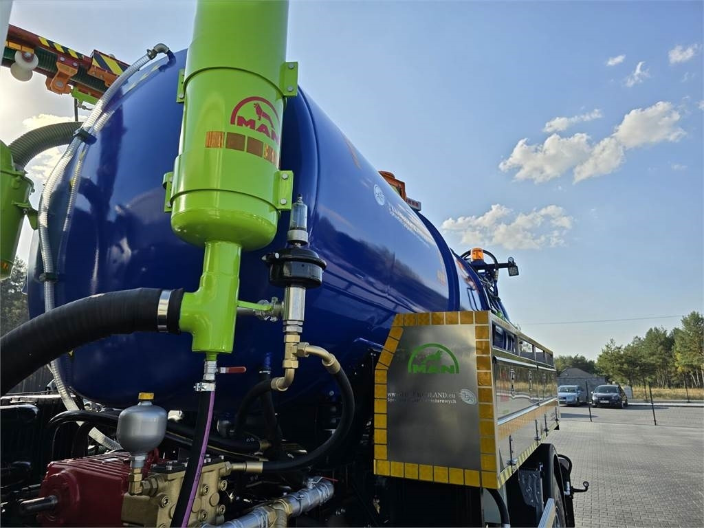 فراغ شاحنة MAN TGM 4x4 GAMON PW8 for collecting liquid waste sepa: صور 13