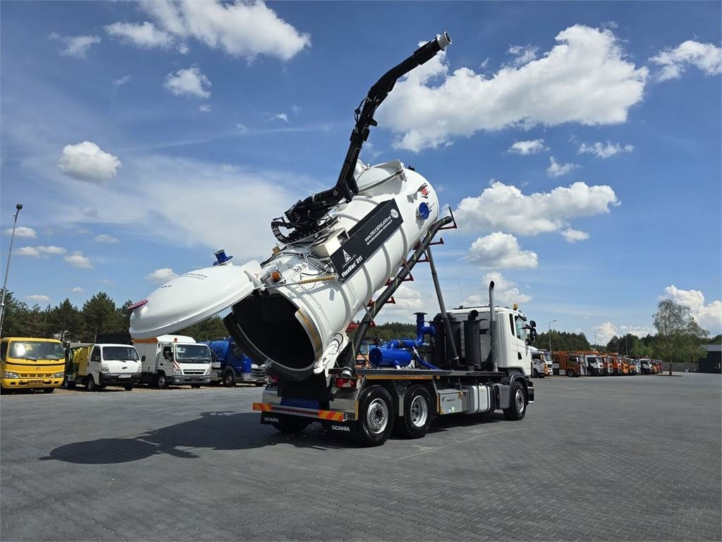 Scania Saugbagger Larsen FlexVac 311 Vacuum suction loade - حفارة: صور 1 Scania Saugbagger Larsen FlexVac 311 Vacuum suction loade - حفارة: صور 1