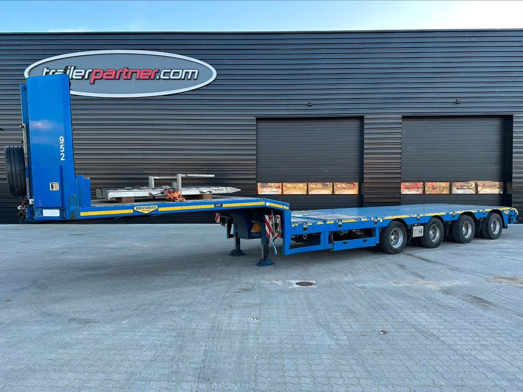 Broshuis Tieflader SL Axle - عربة مسطحة منخفضة نصف مقطورة: صور 1 Broshuis Tieflader SL Axle - عربة مسطحة منخفضة نصف مقطورة: صور 1