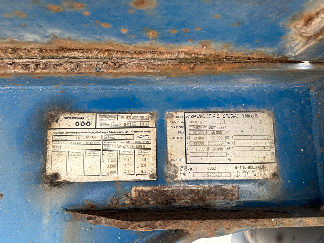Faymonville 3 achs nachläufer - عربة مسطحة منخفضة نصف مقطورة: صور 3 Faymonville 3 achs nachläufer - عربة مسطحة منخفضة نصف مقطورة: صور 3
