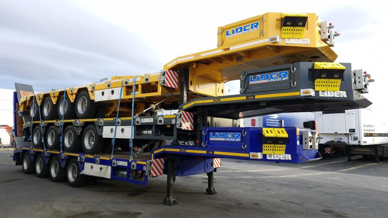 Lider trailer (Export Afrique) Porte-Char lames 4 essieux - عربة مسطحة منخفضة نصف مقطورة: صور 1 Lider trailer (Export Afrique) Porte-Char lames 4 essieux - عربة مسطحة منخفضة نصف مقطورة: صور 1