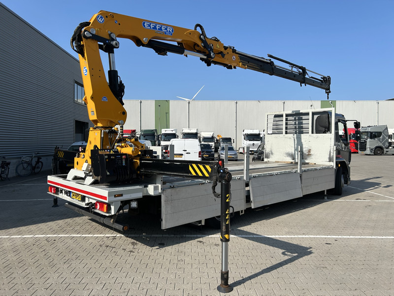 DAF LF 320 FA 19T + Burg BPM 0018 Trailer / Effer 175.2/c3s Crane / NL Combi - شاحنات مسطحة, شاحنة كرين: صور 2 DAF LF 320 FA 19T + Burg BPM 0018 Trailer / Effer 175.2/c3s Crane / NL Combi - شاحنات مسطحة, شاحنة كرين: صور 2