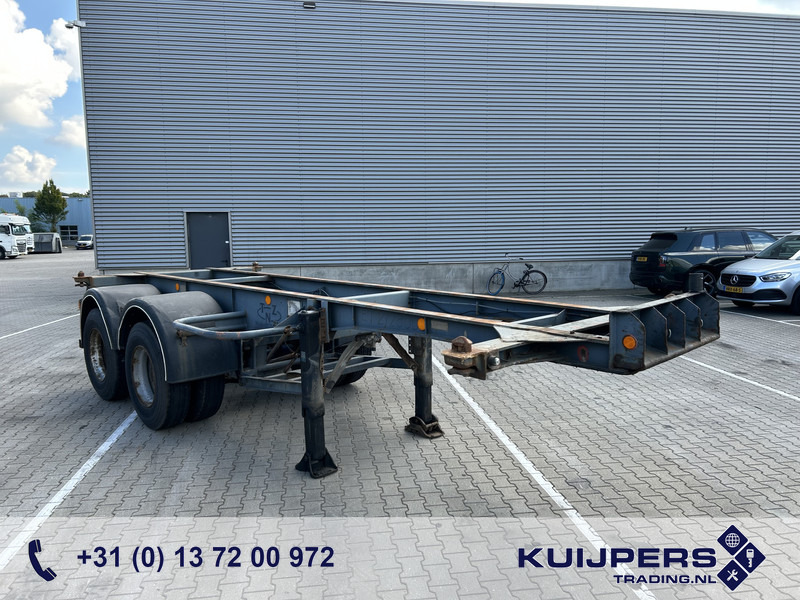 Fruehauf ED 24 / 2 as Blad - Spring / Container 20 FT / Classic / Oldtimer - شاحنات الحاويات/ جسم علوي قابل للتغيير نصف مقطورة: صور 1 Fruehauf ED 24 / 2 as Blad - Spring / Container 20 FT / Classic / Oldtimer - شاحنات الحاويات/ جسم علوي قابل للتغيير نصف مقطورة: صور 1