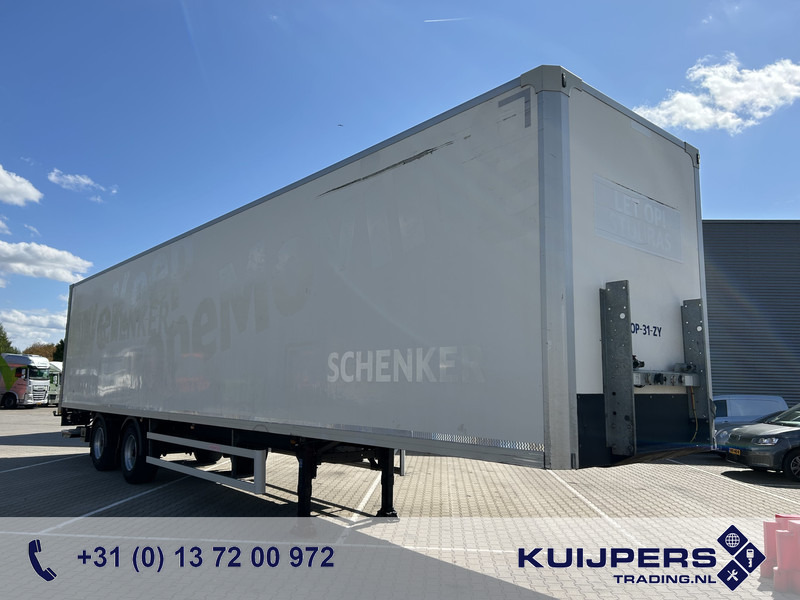 Groenewegen DRO-14-18 B / Box / Laadklep / Stuuras / APK 08-26 - بصندوق مغلق نصف مقطورة: صور 1 Groenewegen DRO-14-18 B / Box / Laadklep / Stuuras / APK 08-26 - بصندوق مغلق نصف مقطورة: صور 1