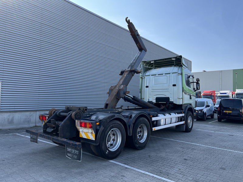Scania R 144G V8 460 6x2 Boogie / 874 dkm / Blad - Blad / Hook Lift / NL Truck - شاحنة ذات الخطاف: صور 2 Scania R 144G V8 460 6x2 Boogie / 874 dkm / Blad - Blad / Hook Lift / NL Truck - شاحنة ذات الخطاف: صور 2
