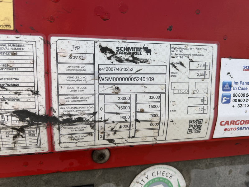 Schmitz Cargobull SCB S2 / Box Trailer / Disk / APK TUV 10-26 - بصندوق مغلق نصف مقطورة: صور 5 Schmitz Cargobull SCB S2 / Box Trailer / Disk / APK TUV 10-26 - بصندوق مغلق نصف مقطورة: صور 5
