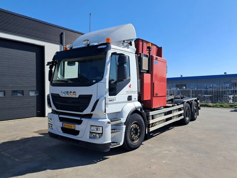 Iveco Stralis 360 E6 met Translift PLUS DUO TFS containersysteem - شاحنة القمامة: صور 1 Iveco Stralis 360 E6 met Translift PLUS DUO TFS containersysteem - شاحنة القمامة: صور 1