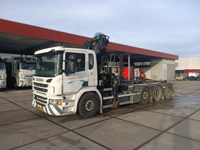 Scania P370 P370 met Laadkraan Hiab XS288 en haakarm 21T - شاحنة: صور 1 Scania P370 P370 met Laadkraan Hiab XS288 en haakarm 21T - شاحنة: صور 1