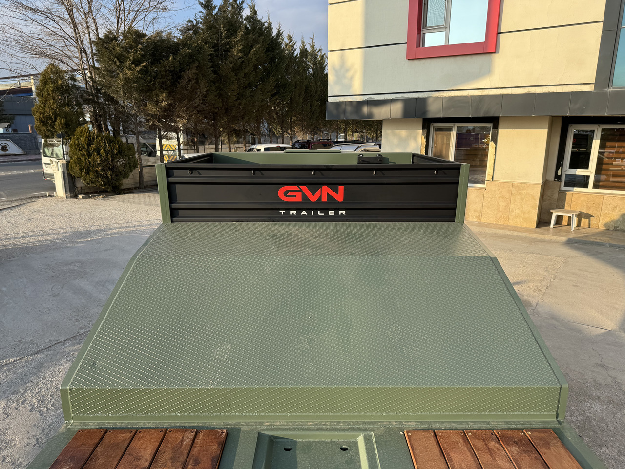 عربة مسطحة منخفضة نصف مقطورة جديد GVN Trailer 5 AXLE LOWBED: صور 15