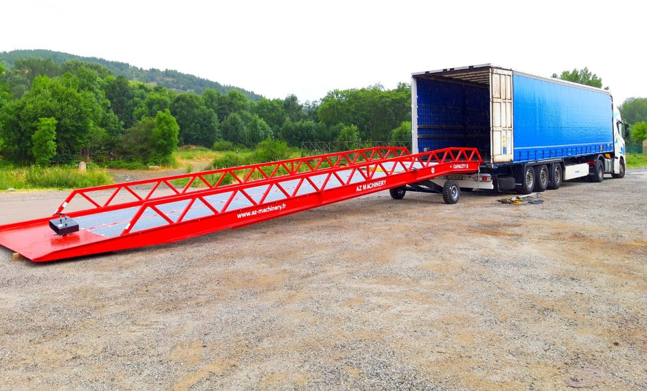 منحدر تحميل جديد AZ RAMP-EASY XL-20 . Mobil Loading Ramp  WIDE With Level Off, 20 t Capacity: صور 8