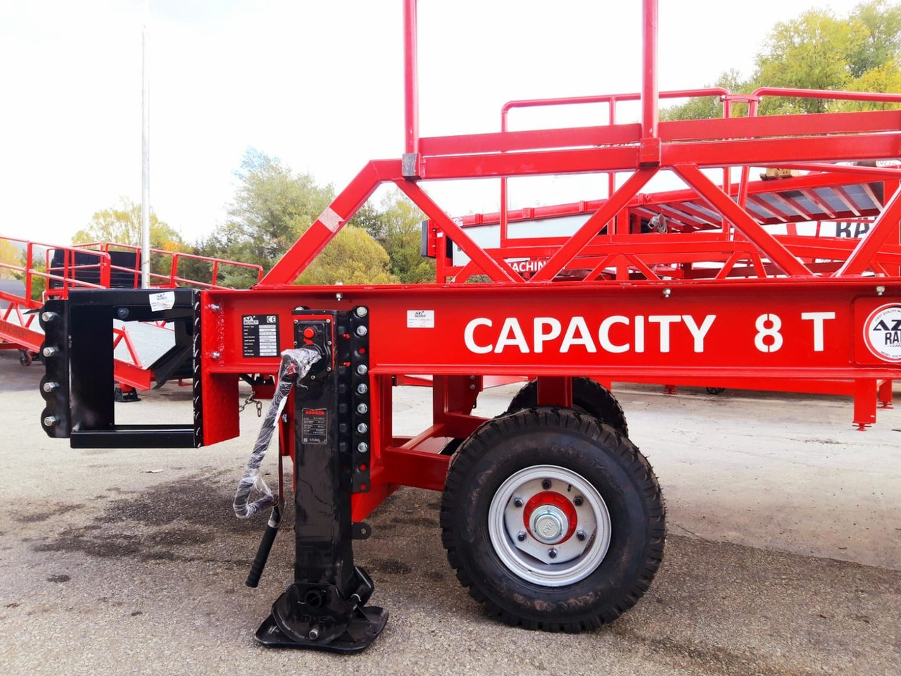 منحدر تحميل جديد AZ RAMP-EASY XL-8 OTC . Mobil Loading Ramp  WIDE With Level Off, 8 t Capacity: صور 10