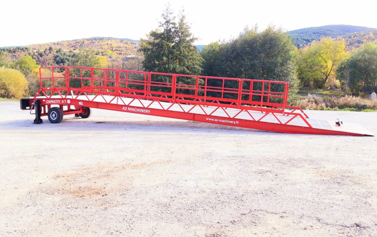 منحدر تحميل جديد AZ RAMP-EASY XL-8 OTC . Mobil Loading Ramp  WIDE With Level Off, 8 t Capacity: صور 15