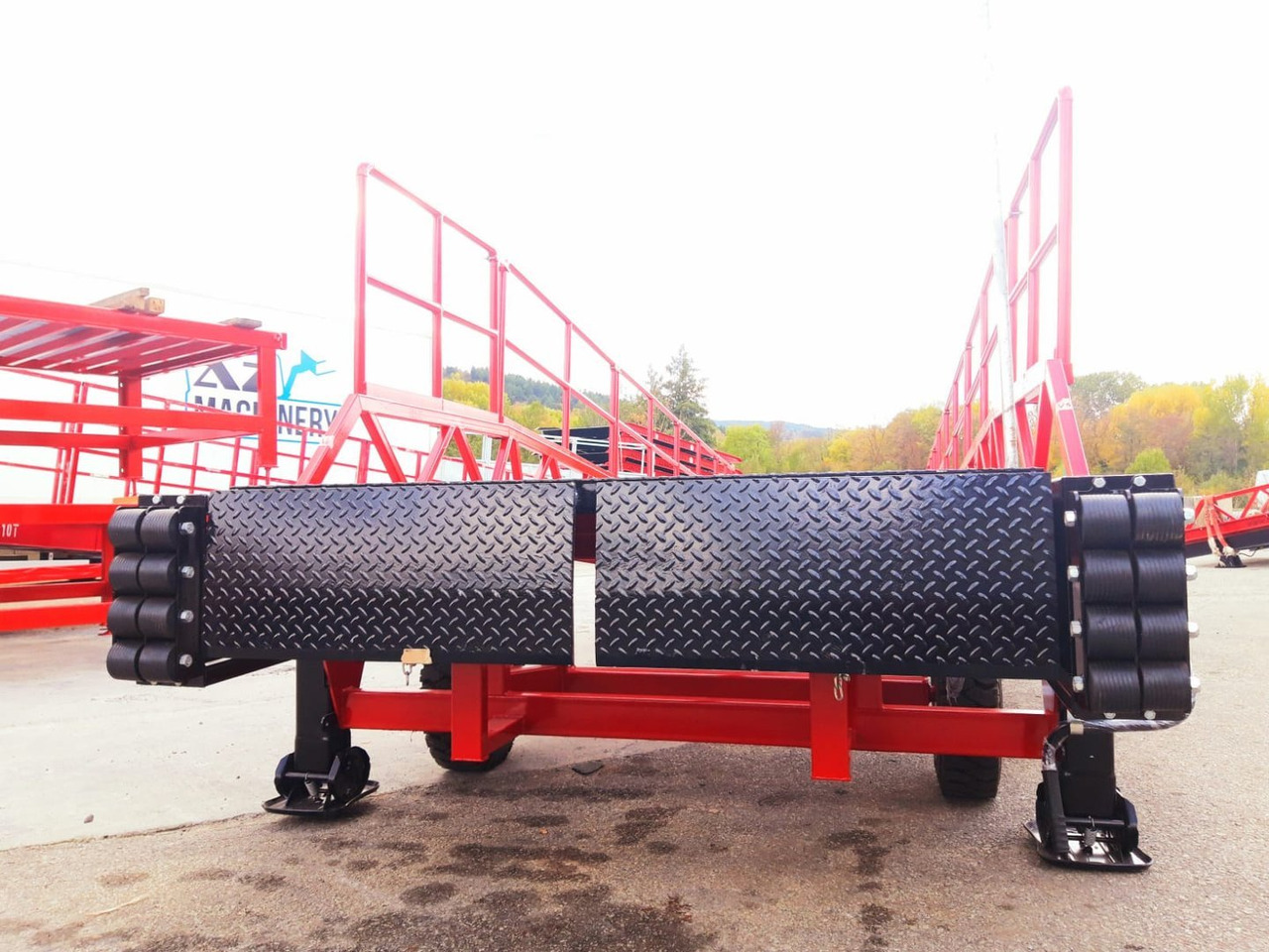 منحدر تحميل جديد AZ RAMP-EASY XL-8 OTC . Mobil Loading Ramp  WIDE With Level Off, 8 t Capacity: صور 12