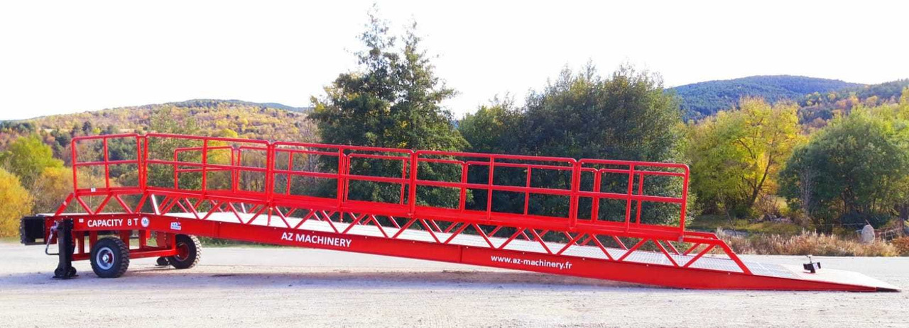 منحدر تحميل جديد AZ RAMP-EASY XL-8 OTC . Mobil Loading Ramp  WIDE With Level Off, 8 t Capacity: صور 14