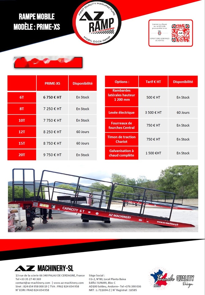 AZ RAMP PRIME XS-6 mobile loading ramp - منحدر تحميل: صور 4 AZ RAMP PRIME XS-6 mobile loading ramp - منحدر تحميل: صور 4