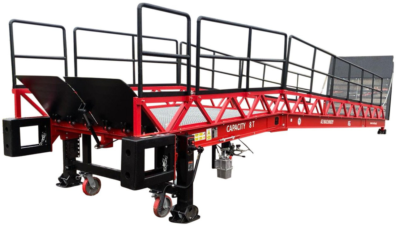 Loading Ramp with with hydraulic folding bridge - AZ RAMP - STAR-OTC- 8T. 8 ton capacity - منحدر تحميل: صور 1 Loading Ramp with with hydraulic folding bridge - AZ RAMP - STAR-OTC- 8T. 8 ton capacity - منحدر تحميل: صور 1