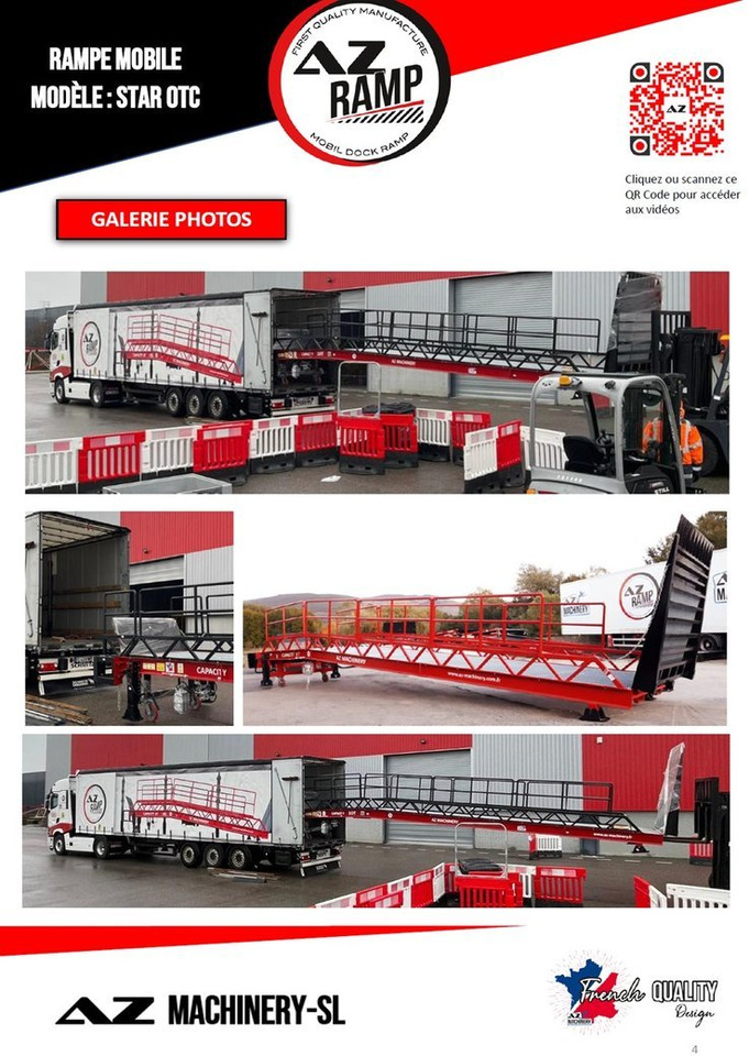 Loading Ramp with with hydraulic folding bridge - AZ RAMP - STAR-OTC- 8T. 8 ton capacity - منحدر تحميل: صور 5 Loading Ramp with with hydraulic folding bridge - AZ RAMP - STAR-OTC- 8T. 8 ton capacity - منحدر تحميل: صور 5