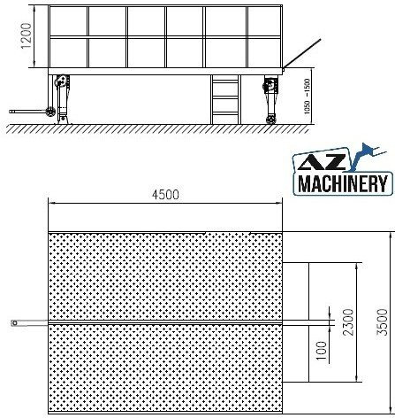 منحدر تحميل جديد Mobil Loading Table AZ RAMP-SIMPLY 180 -4.5-3.5 -8 T Capacity: صور 11