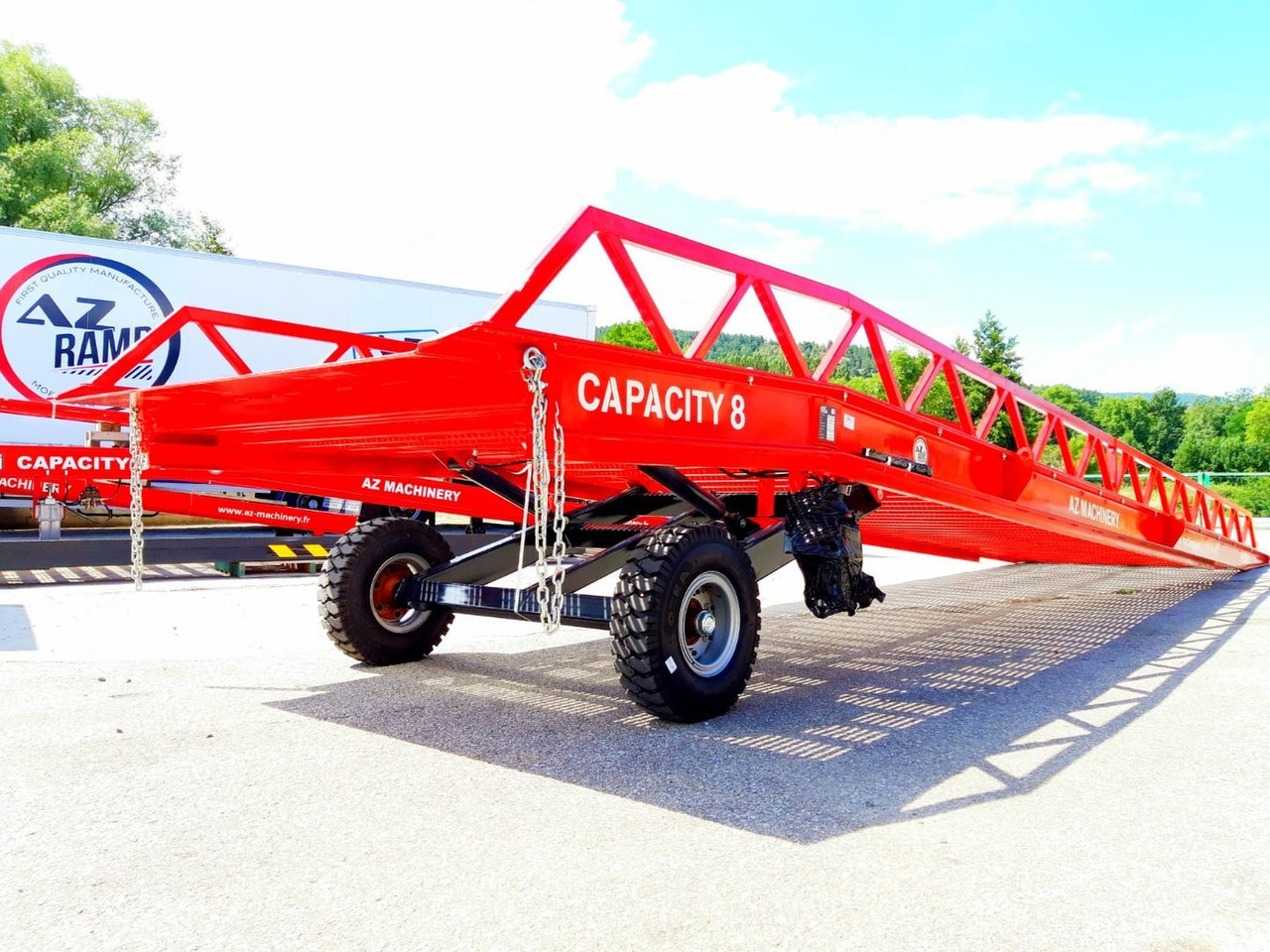 منحدر تحميل جديد **RENTAL** AZ RAMP-EASY XL-8 . Mobil Loading Ramp  WIDE With Level Off, 8 t Capacity: صور 6