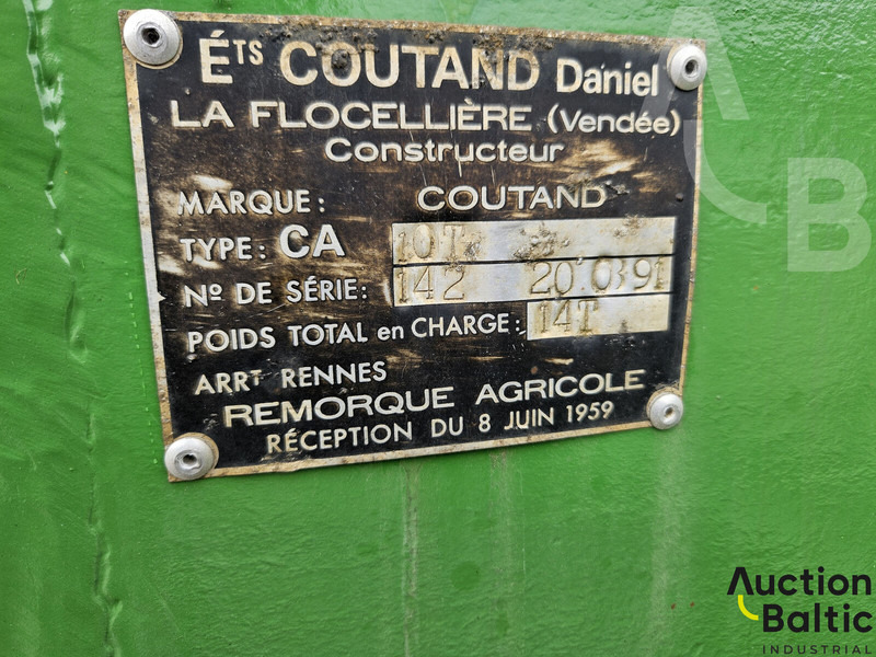 قلابة مقطورة Coutand 10T: صور 20 قلابة مقطورة Coutand 10T: صور 20