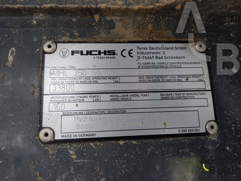 حفارة النقل والشحن Fuchs MHL 350: صور 19