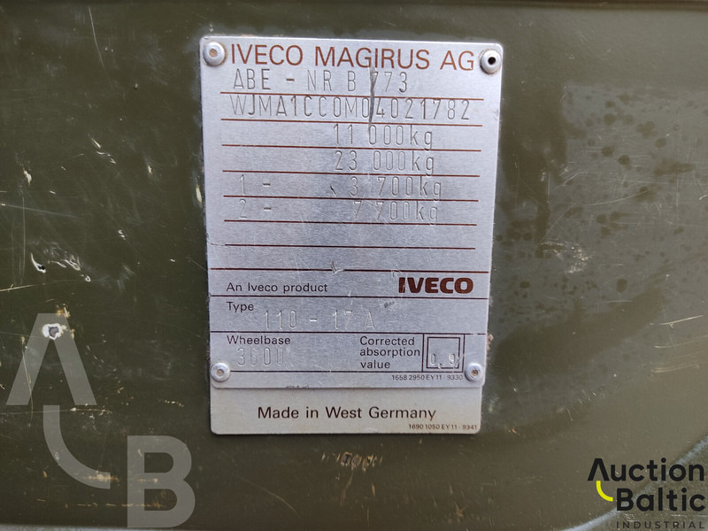 شاحنات مسطحة Iveco Magirus 110-17: صور 18