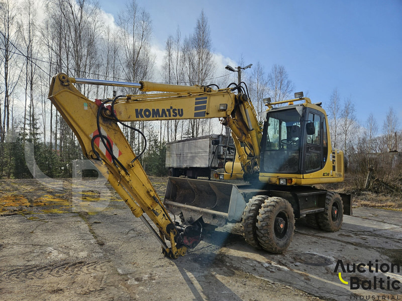 Komatsu PW130ES-6K - حفارة على عجلات: صور 1 Komatsu PW130ES-6K - حفارة على عجلات: صور 1