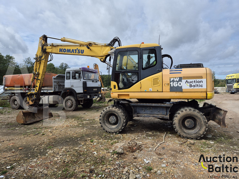 Komatsu PW160-7 - حفارة على عجلات: صور 3 Komatsu PW160-7 - حفارة على عجلات: صور 3