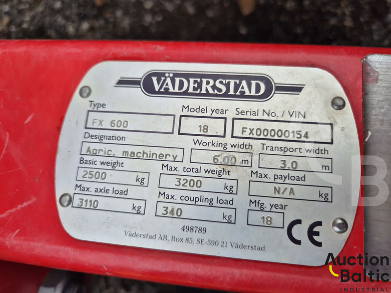 تأجير Vaderstad FX 600 Vaderstad FX 600: صور 13