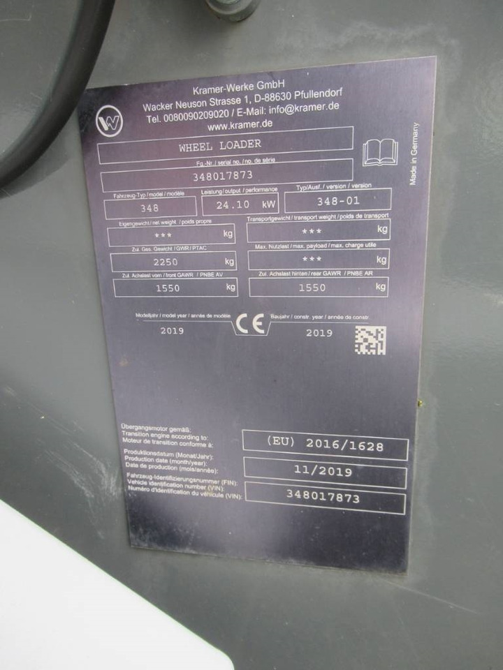 Kramer 5035 Neu Reifen neue Schaufel 33PS Motor - اللودر بعجل: صور 5 Kramer 5035 Neu Reifen neue Schaufel 33PS Motor - اللودر بعجل: صور 5