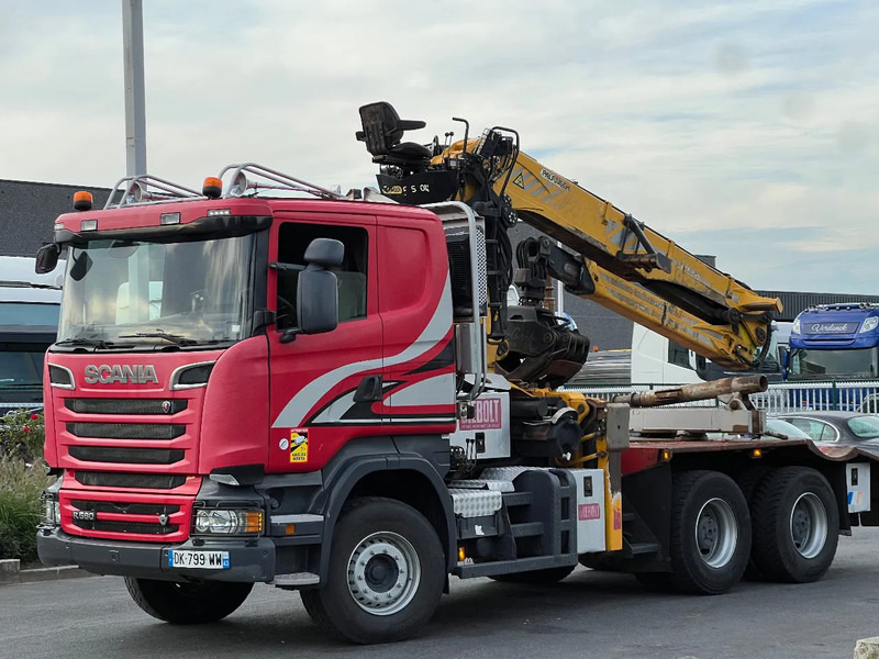 Scania R580 6x4 full steel*3pedal opticruise*R580 V8* - شاحنة قطع الأشجار: صور 4 Scania R580 6x4 full steel*3pedal opticruise*R580 V8* - شاحنة قطع الأشجار: صور 4