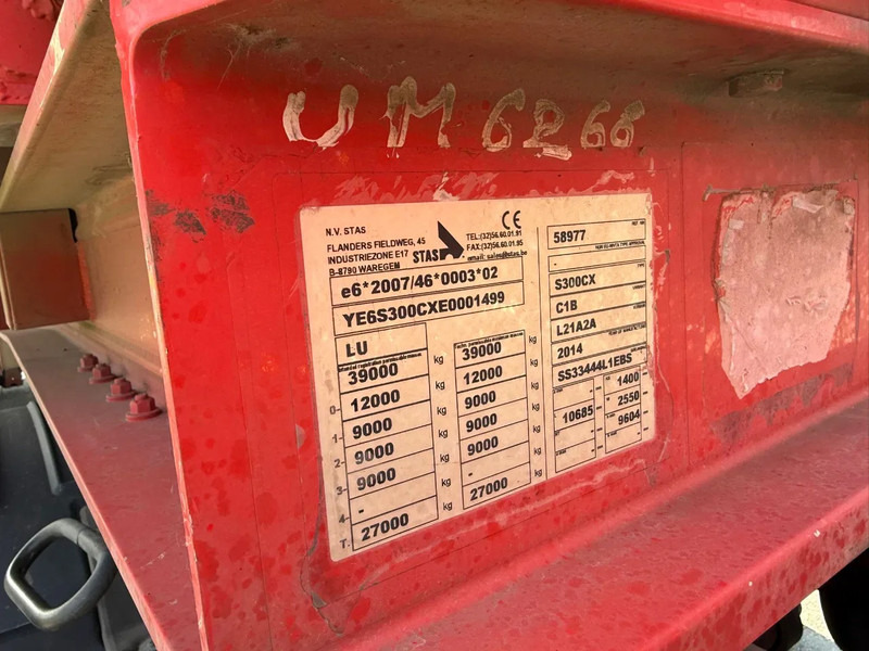 Stas TIPPER 63 CUBE***SAF AXLE*** - قلابة نصف مقطورة: صور 4 Stas TIPPER 63 CUBE***SAF AXLE*** - قلابة نصف مقطورة: صور 4