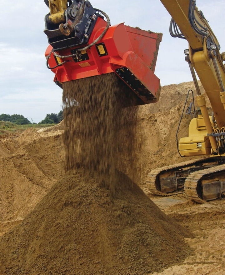 AME Screener Crusher Bucket - فرز دلو - حفارة: صور 2 AME Screener Crusher Bucket - فرز دلو - حفارة: صور 2