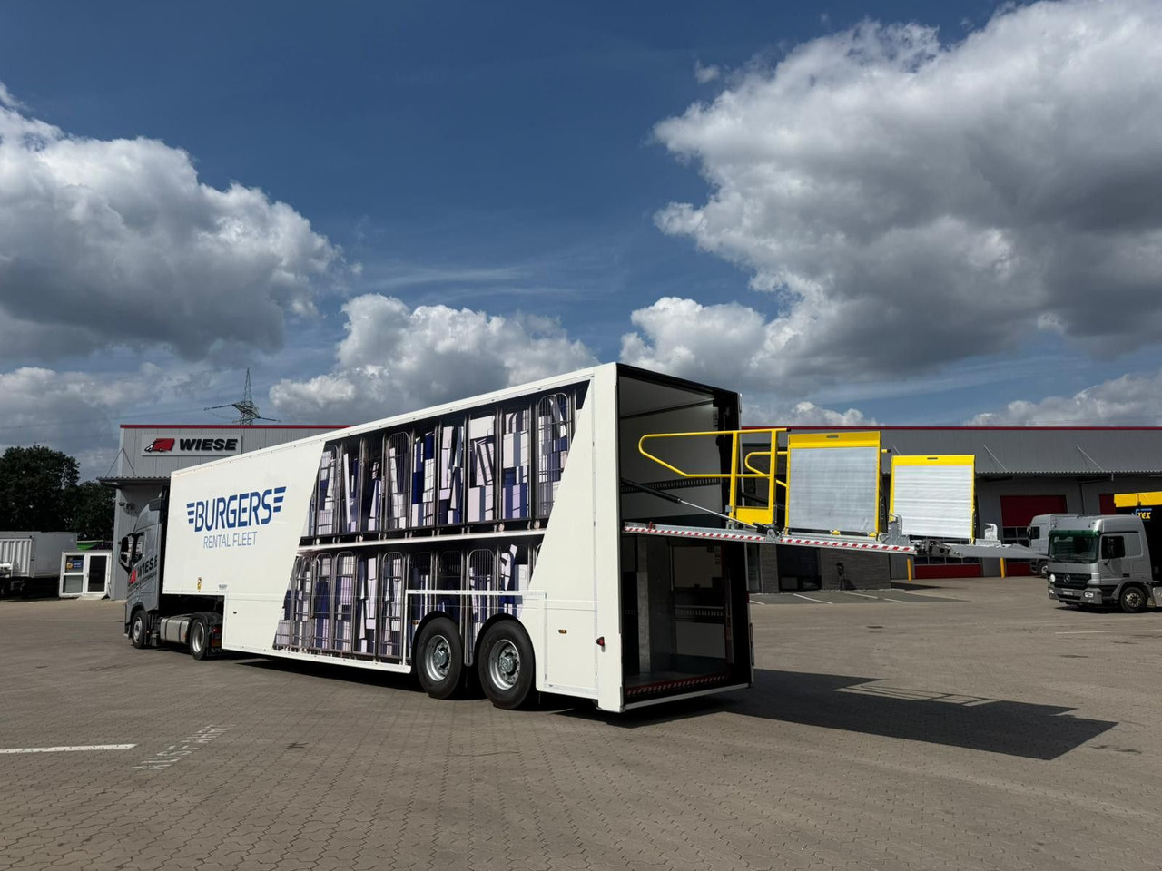 Burgers Doppelstock Trailer 60% mehr Ladefläche - عربة مسطحة منخفضة نصف مقطورة: صور 2 Burgers Doppelstock Trailer 60% mehr Ladefläche - عربة مسطحة منخفضة نصف مقطورة: صور 2