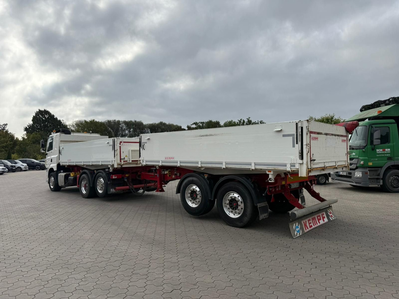 DAF CF 480 FAN 6x2 Dreiseitenkipper Inkl. Anhänger - قلابات: صور 5 DAF CF 480 FAN 6x2 Dreiseitenkipper Inkl. Anhänger - قلابات: صور 5