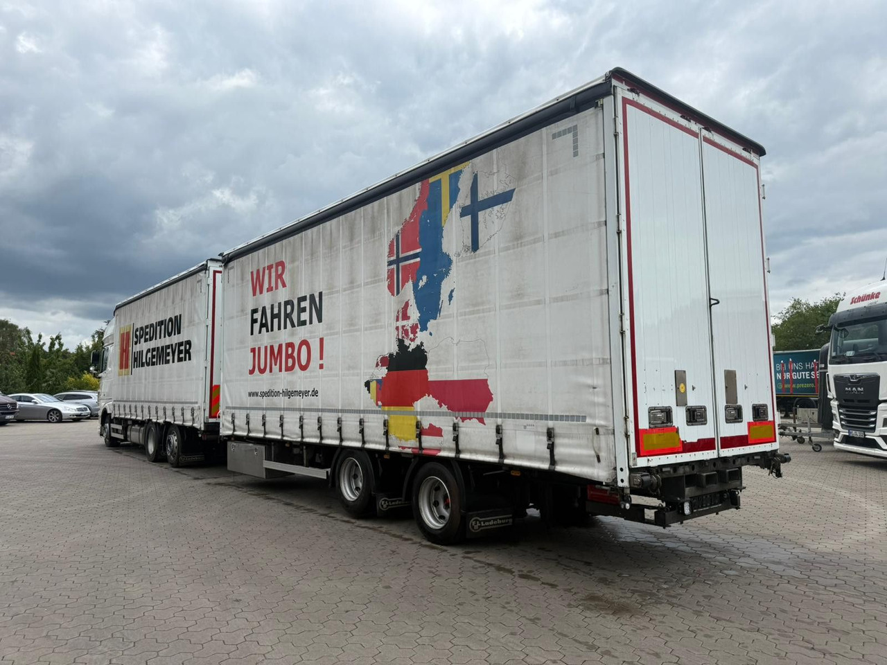 DAF XF 480 FAN LowDeck 6x2 Jumbo Inklusive Anhänger - شاحنة ستارة: صور 4 DAF XF 480 FAN LowDeck 6x2 Jumbo Inklusive Anhänger - شاحنة ستارة: صور 4