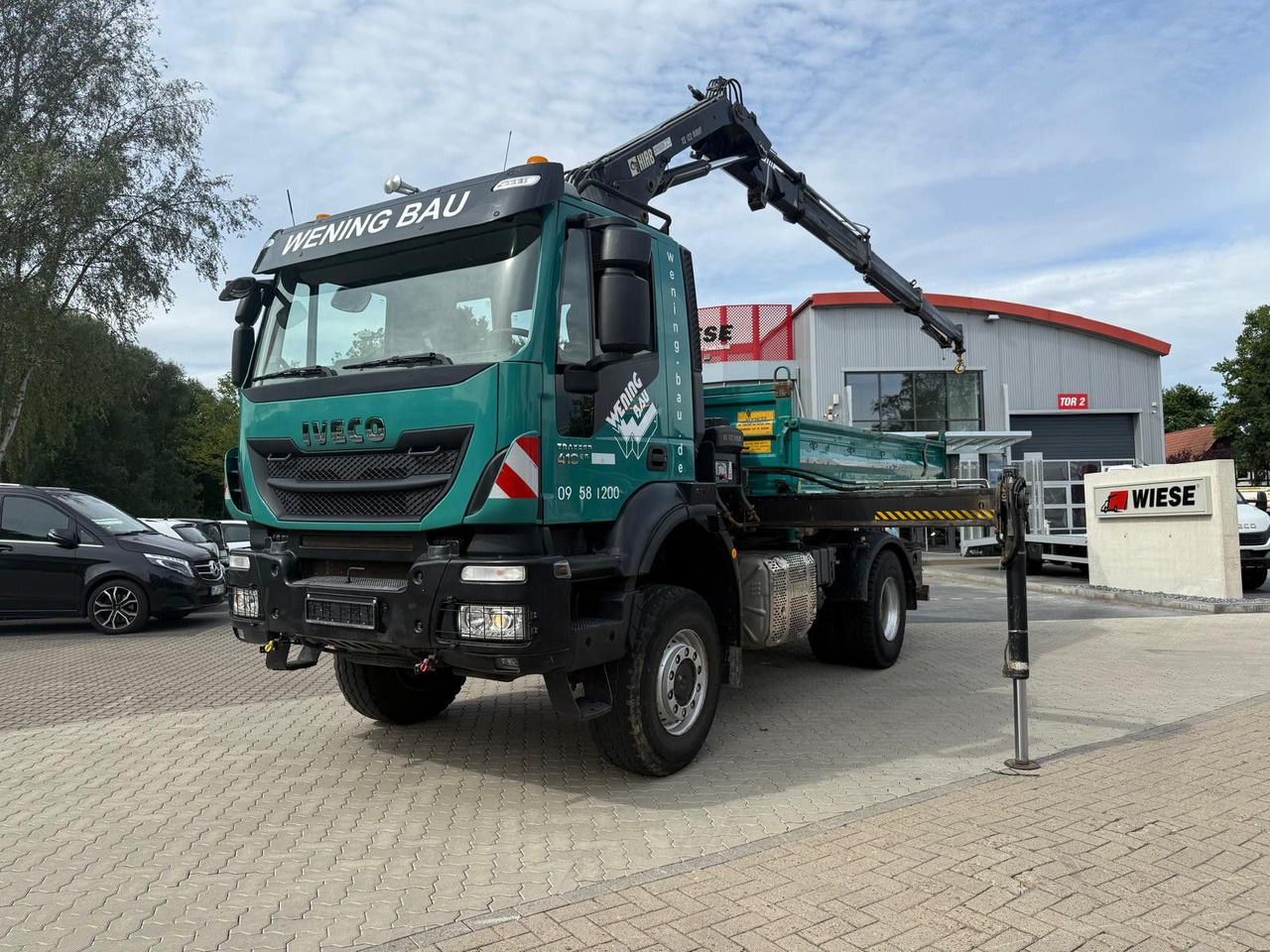 Iveco AD190 T/W Trakker 410 4x4 Allrad Kran KipperHIAB - قلابات, شاحنة كرين: صور 1 Iveco AD190 T/W Trakker 410 4x4 Allrad Kran KipperHIAB - قلابات, شاحنة كرين: صور 1