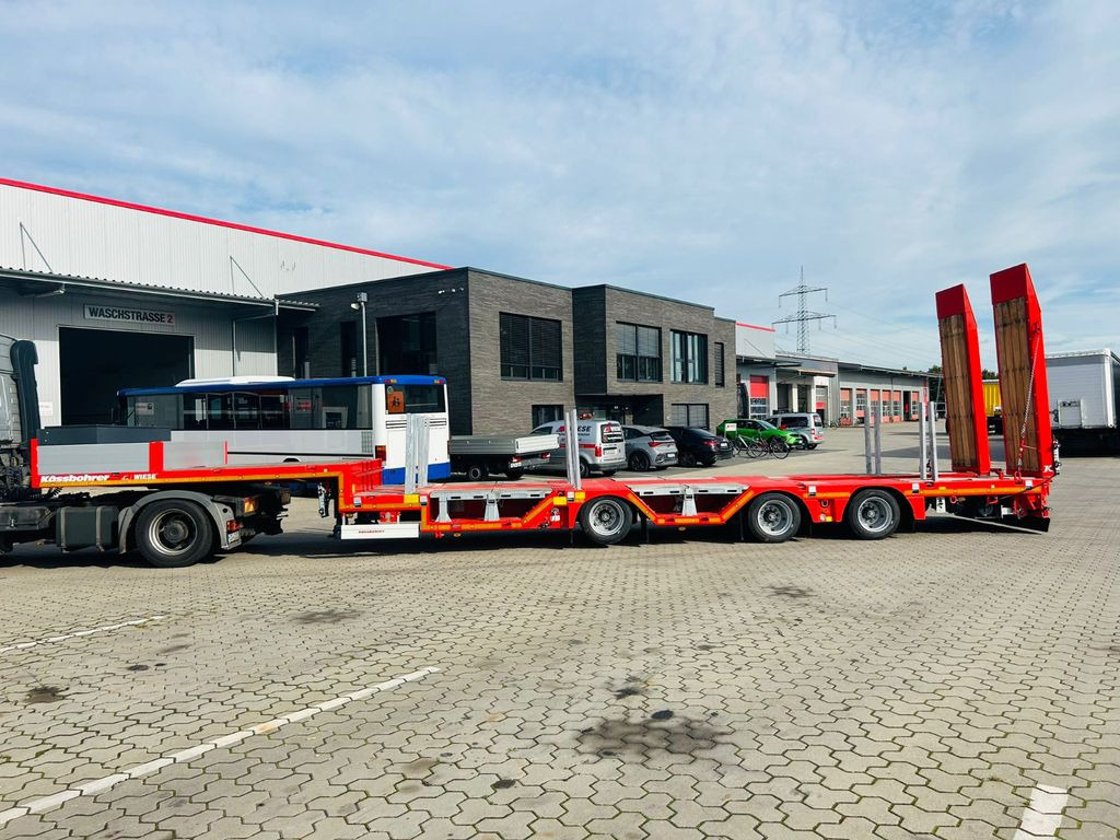 Kässbohrer KSLA RJ Mega Jumbo Tieflader mit Radmulden tele - عربة مسطحة منخفضة نصف مقطورة: صور 5 Kässbohrer KSLA RJ Mega Jumbo Tieflader mit Radmulden tele - عربة مسطحة منخفضة نصف مقطورة: صور 5