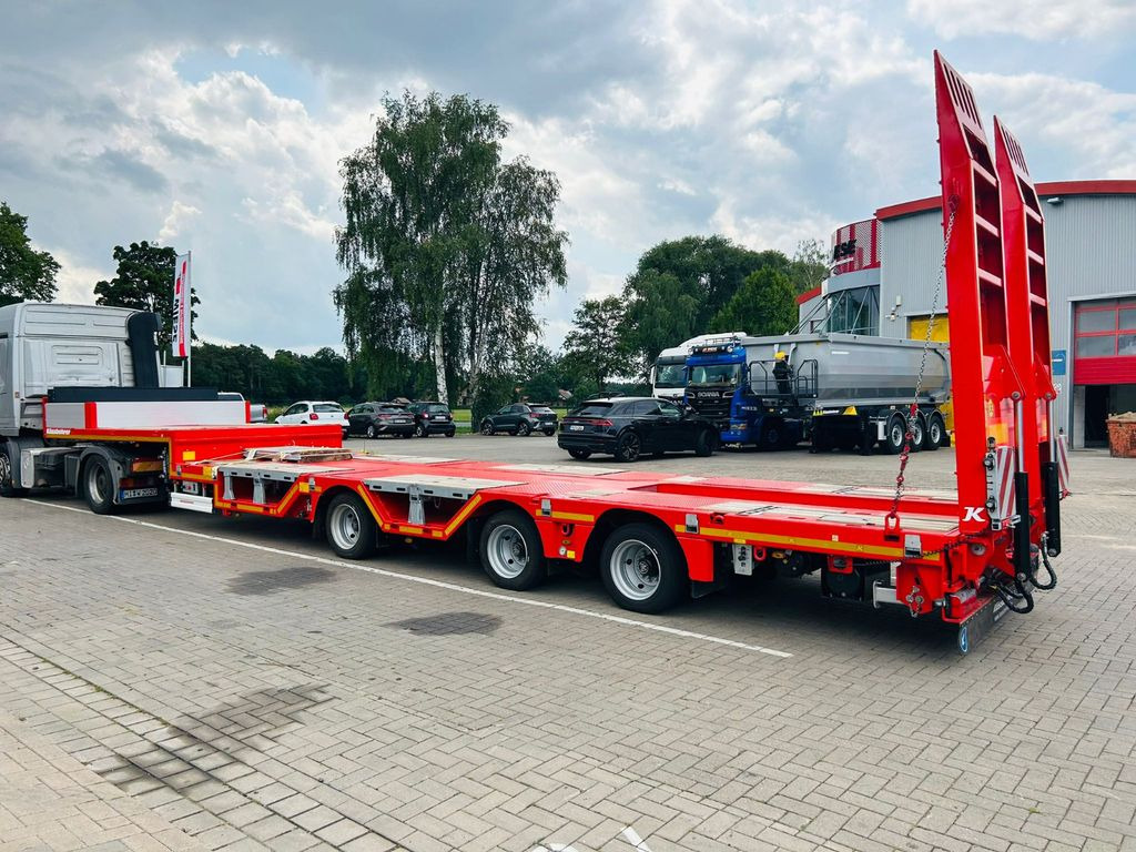 عربة مسطحة منخفضة نصف مقطورة جديد Kässbohrer KSLA RJ Mega Jumbo Tieflader mit Radmulden tele: صور 6
