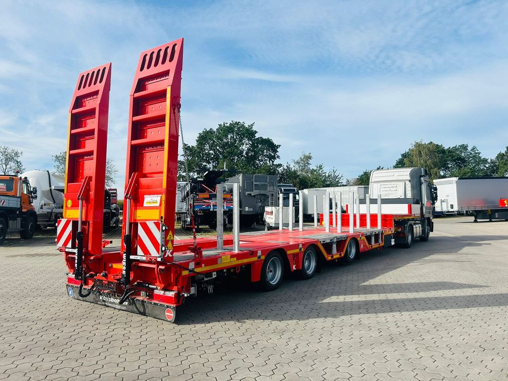 Kässbohrer KSLA RJ Mega Jumbo Tieflader mit Radmulden tele - عربة مسطحة منخفضة نصف مقطورة: صور 2 Kässbohrer KSLA RJ Mega Jumbo Tieflader mit Radmulden tele - عربة مسطحة منخفضة نصف مقطورة: صور 2