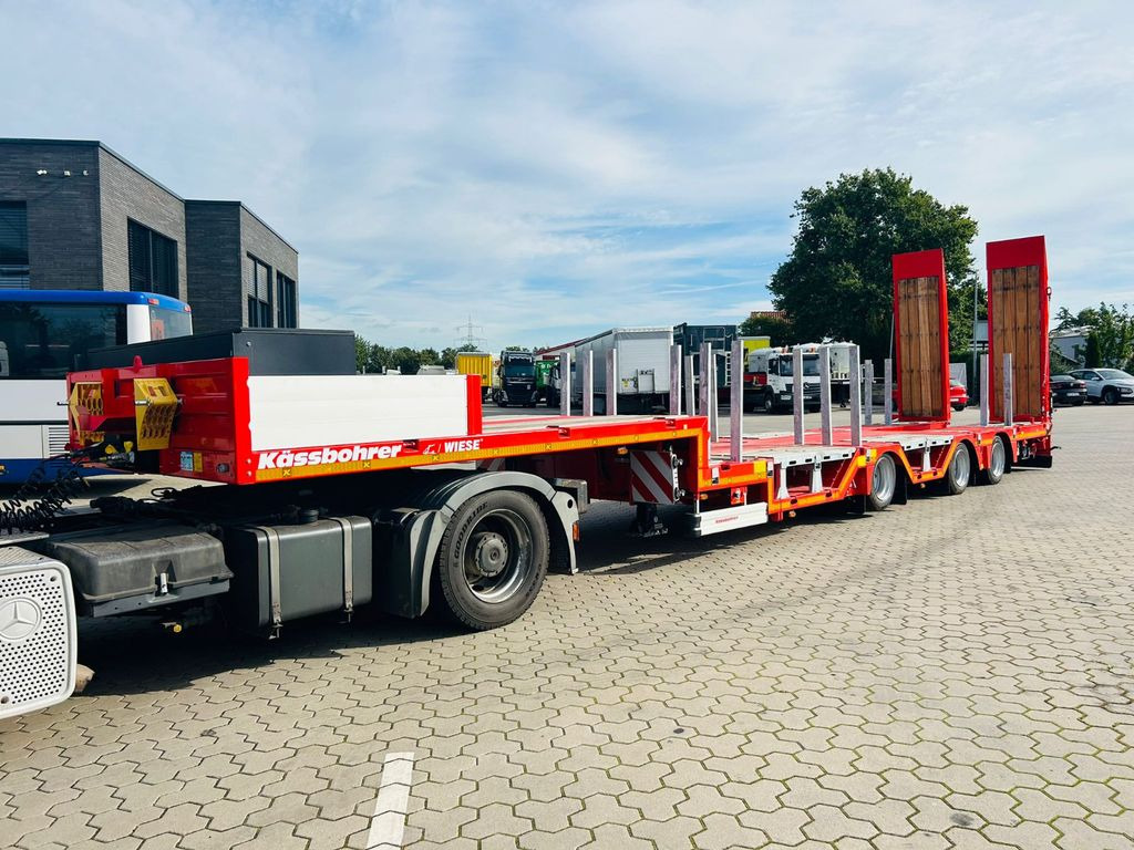 Kässbohrer KSLA RJ Mega Jumbo Tieflader mit Radmulden tele - عربة مسطحة منخفضة نصف مقطورة: صور 3 Kässbohrer KSLA RJ Mega Jumbo Tieflader mit Radmulden tele - عربة مسطحة منخفضة نصف مقطورة: صور 3