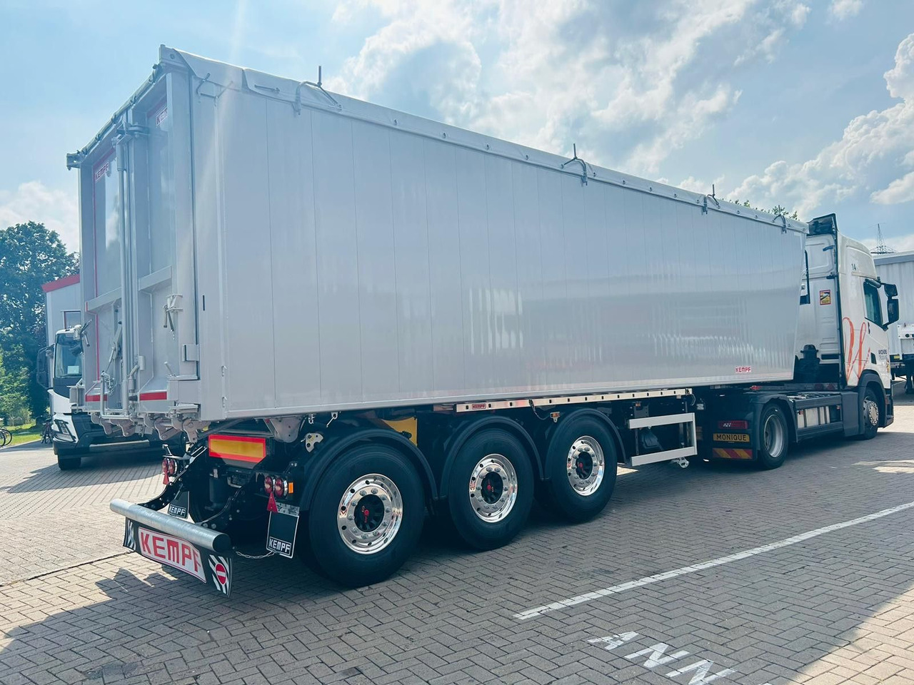 قلابة نصف مقطورة Kempf SKM 36/3 AK 3-Achs Alu Sattelkipper 50m³: صور 6