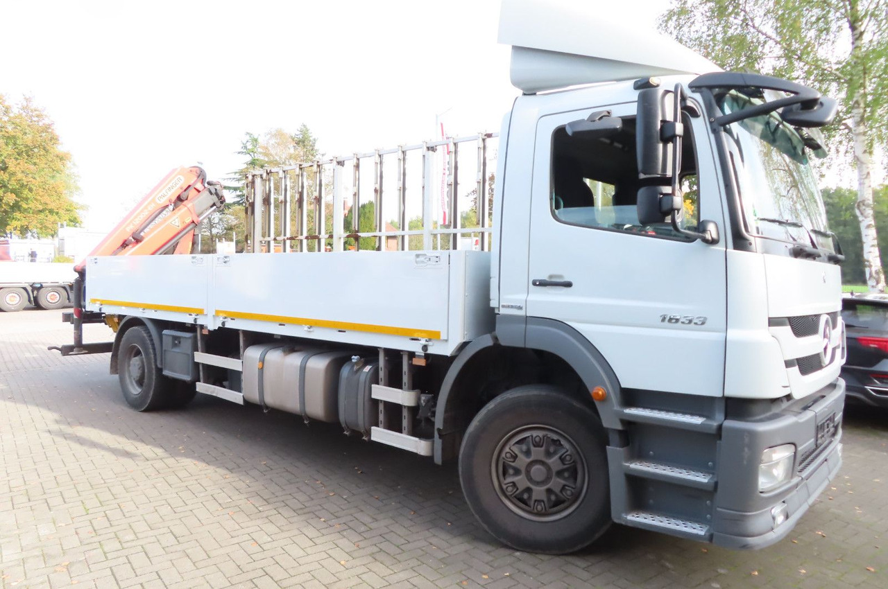 Mercedes-Benz Axor 1833 L - Glastransporter Kran Palfinger - شاحنات مسطحة, شاحنة كرين: صور 4 Mercedes-Benz Axor 1833 L - Glastransporter Kran Palfinger - شاحنات مسطحة, شاحنة كرين: صور 4