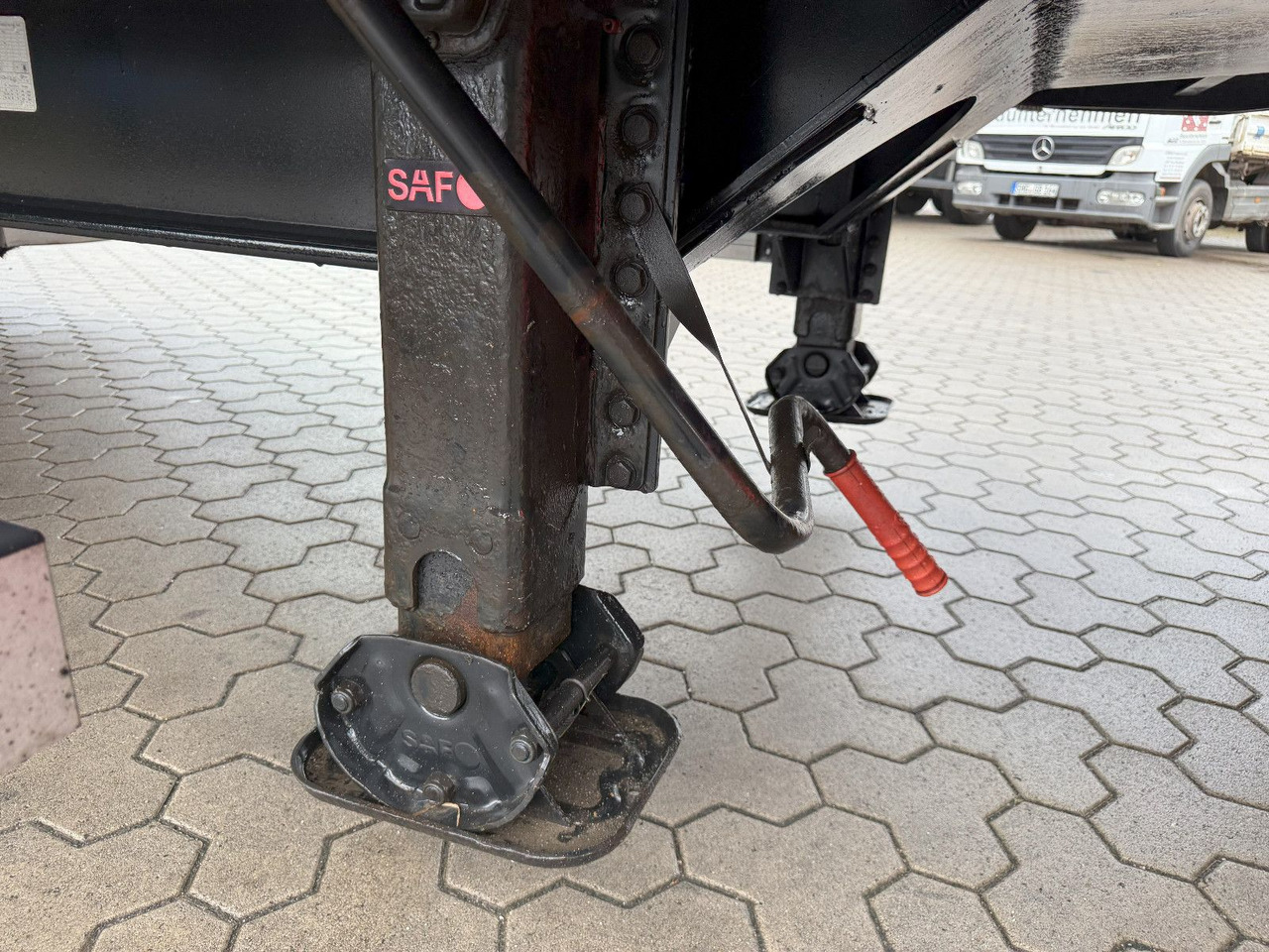 الخيمة نصف مقطورة Wiese Mega Schiebeplane mit Dhollandia Rampe 9t: صور 10