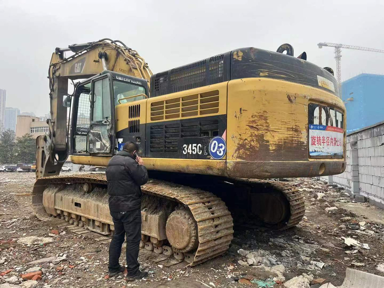 CATERPILLAR CAT-345C - حفارات زحافة: صور 1 CATERPILLAR CAT-345C - حفارات زحافة: صور 1