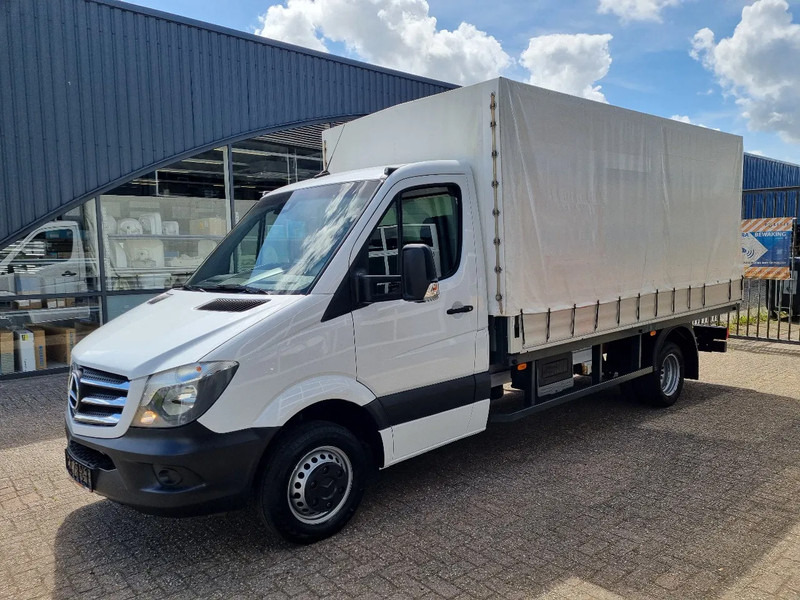 Mercedes-Benz Sprinter 514 CDI/ Huifzeil/ Airco/ EURO 6 - الشاحنات الصغيرة ستائر: صور 4 Mercedes-Benz Sprinter 514 CDI/ Huifzeil/ Airco/ EURO 6 - الشاحنات الصغيرة ستائر: صور 4