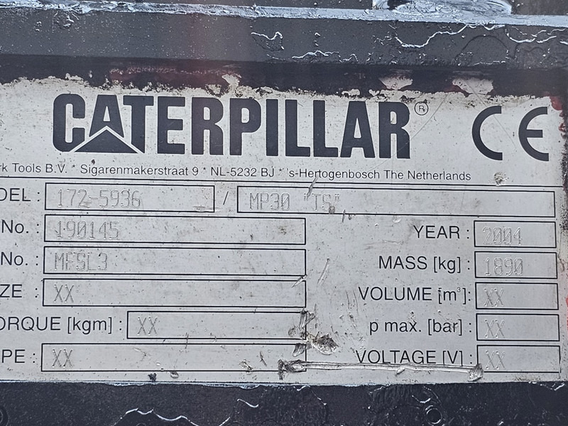 ماكينة القص الهيدروليكي Verachtert vt50 mp30 shear tank tank shear combi crusher verachtert caterpillar: صور 6