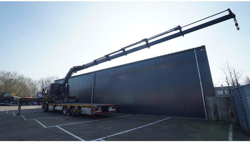 DAF XF 460 6X2 FLATBED TRUCK WITH PALFINGER PK 50002 CRANE - شاحنة كرين: صور 3 DAF XF 460 6X2 FLATBED TRUCK WITH PALFINGER PK 50002 CRANE - شاحنة كرين: صور 3